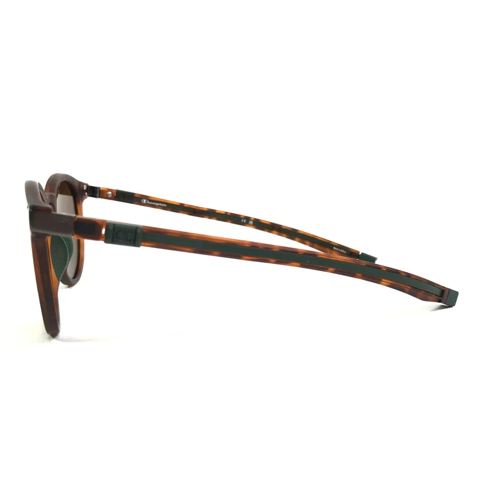 Champion Sunglasses SWIFT C02 Black Tortoise Frames with Brown Polarized Lenses
